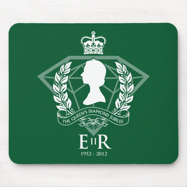 Diamantjubileum jubileums- Mousemat Musmatta (Framsidan)