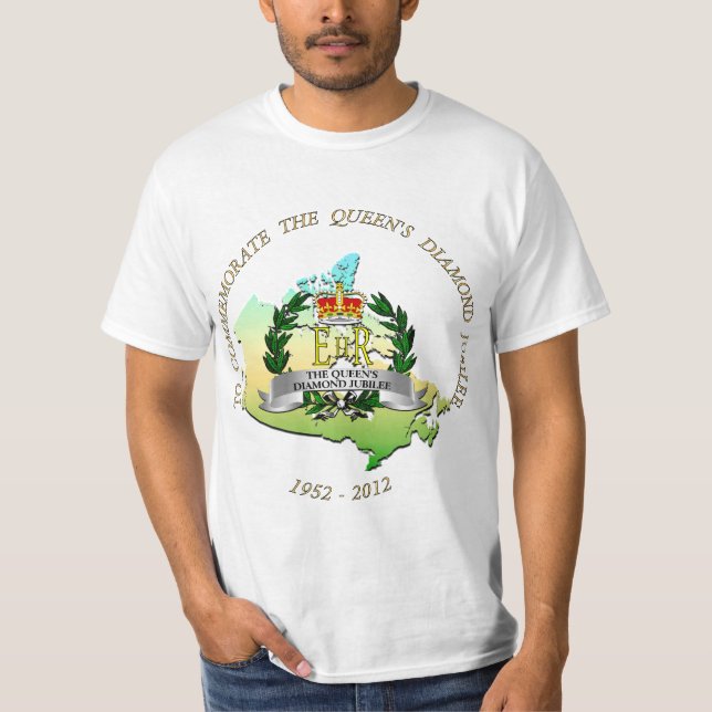 Diamantjubileum Kanada Tee Shirt (Framsida)