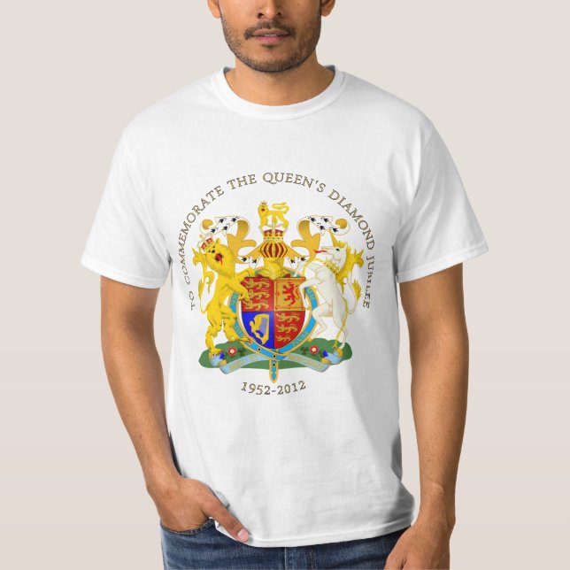 Diamantjubileum UK Tee (Framsida)
