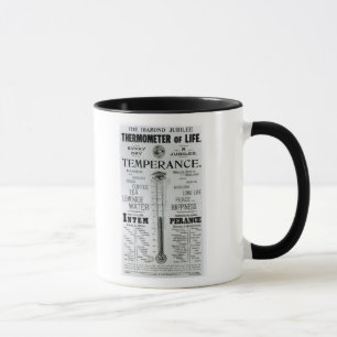 Diamantjubileumtermometern av liv mugg