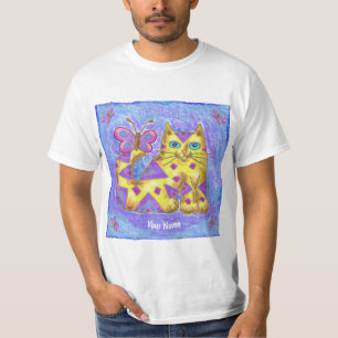 diamantkatt t shirt