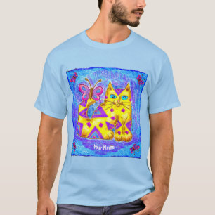 diamantkatt t shirt