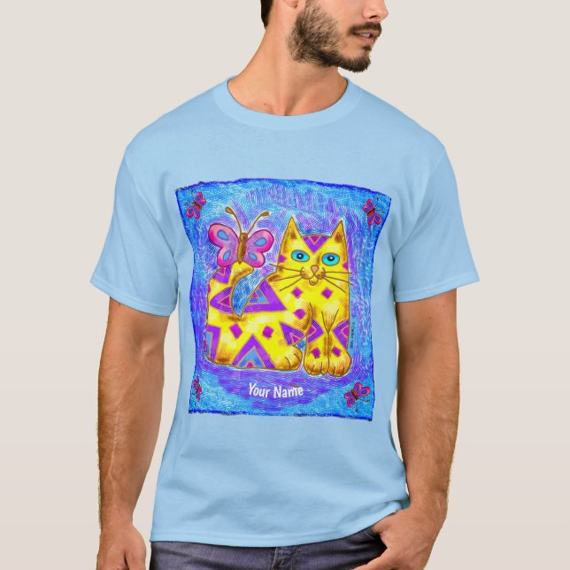 diamantkatt  t shirt (Framsida)