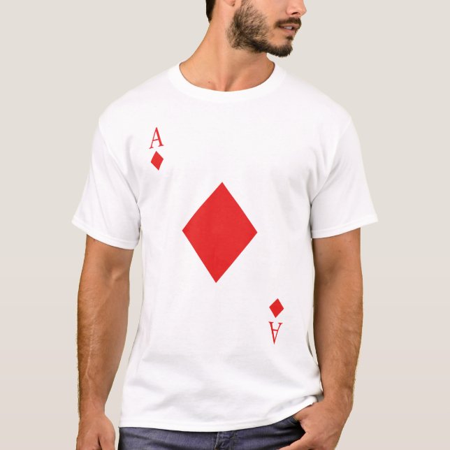 diamantkort tee shirt (Framsida)