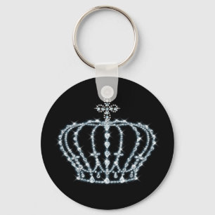 Diamantkronan knäppas Keychain Nyckelring