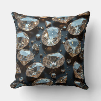 Diamantkudde ser ut som diamantlyx kudde