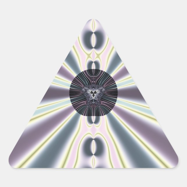 Diamantljus Triangelformat Klistermärke (Framsida)