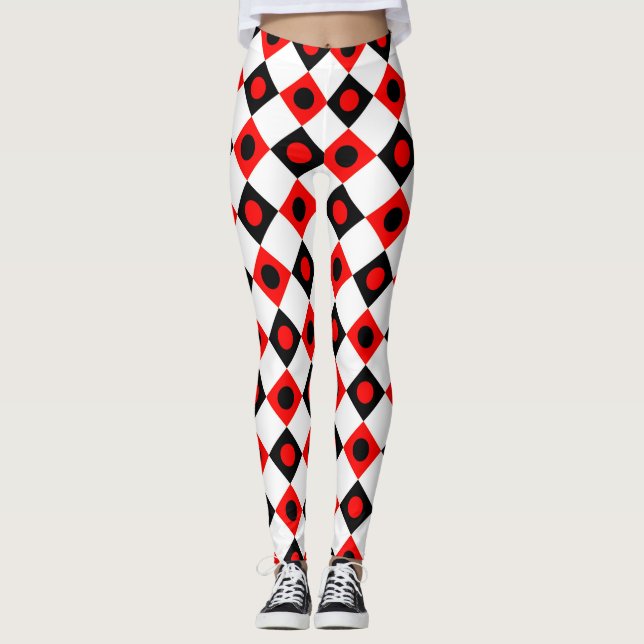 Diamantmönster #95 leggings (Framsida)