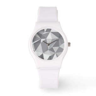 Diamantmönster - abstrakt polygon armbandsur