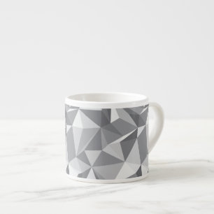 Diamantmönster - abstrakt polygon espressomugg