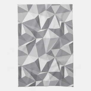 Diamantmönster - abstrakt polygon kökshandduk