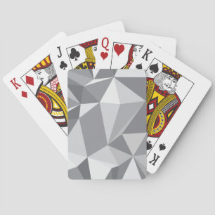 Diamantmönster - abstrakt polygon kortlek