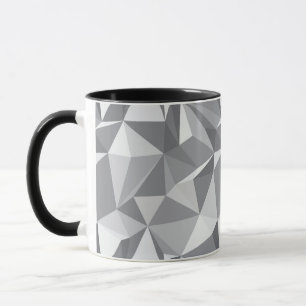 Diamantmönster - abstrakt polygon mugg