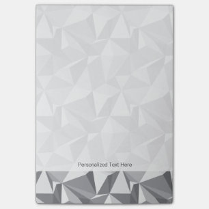 Diamantmönster - abstrakt polygon post-it block