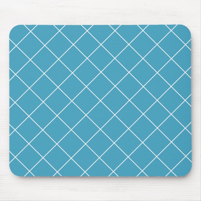 Diamantmönster Aqua Musmatta (Framsidan)