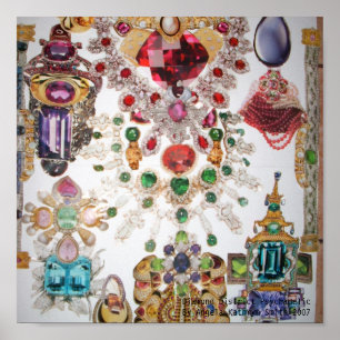 Diamantområde Psychadelic Poster