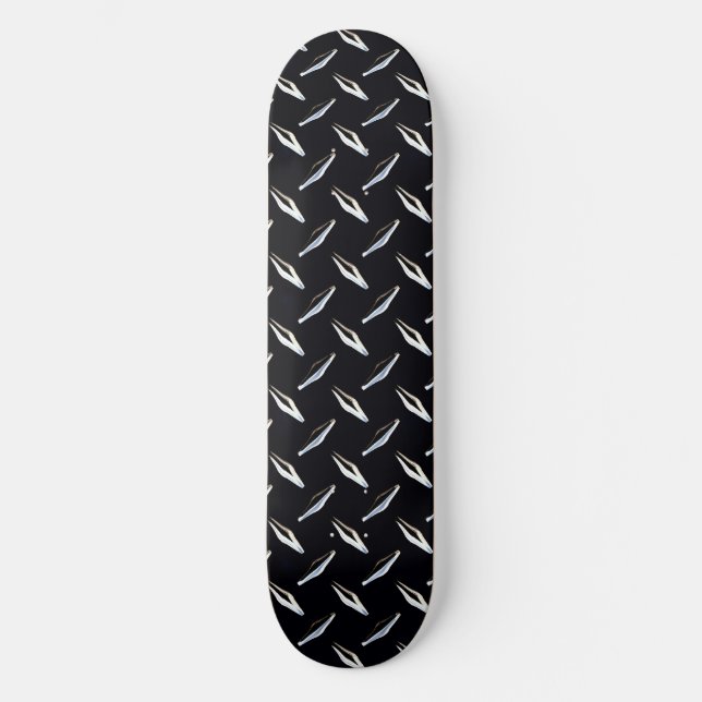 Diamantplatta 3A Skateboard Bräda 19,5 Cm (Framsida)