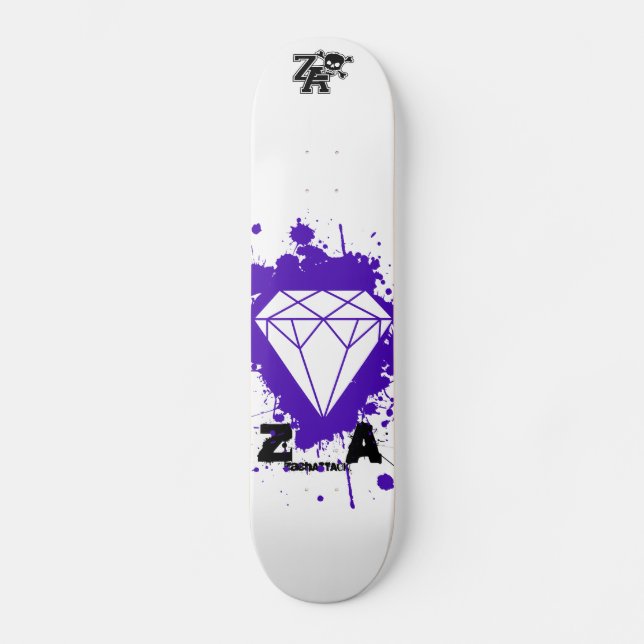 Diamantplatta Skateboard Bräda 21,5 Cm (Framsida)