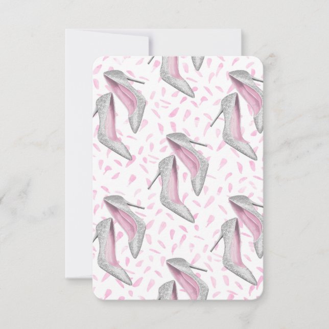 Diamantskor Inbjudningar (Framsida)