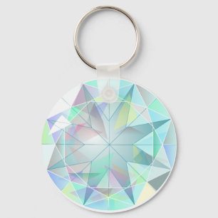 Diamantstjärna Nyckelring