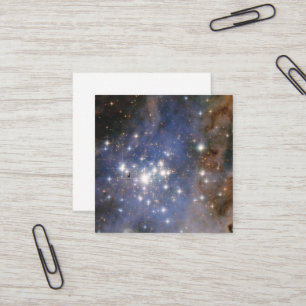Diamantstjärnor i Carinanebulosan Hubble Space Fyrkantigt Visitkort