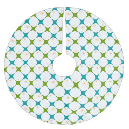 Diamantstjärnor Julgransmatta Borstad Polyester