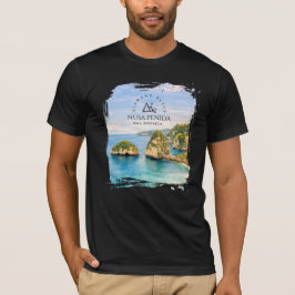 Diamantstrand Bali Akvarell Turkos Hav T Shirt