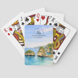 Diamantstranden Bali Akvarell Turkos Hav Casinokort
