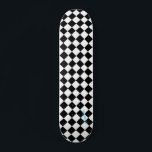 Diamantvita och svarta Checkers och Namn eller tex Mini Skateboard Bräda 18,5 Cm<br><div class="desc">Ta fram den här diamantvita och svarta checkerna med en rityta.  Fyll i med ditt namn eller text i färgerna röd,  blå,  rosa,  gult och lila.</div>