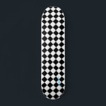 Diamantvita och svarta Checkers och Namn eller tex Mini Skateboard Bräda 18,5 Cm<br><div class="desc">Ta fram den här diamantvita och svarta checkerna med en rityta.  Fyll i med ditt namn eller text i färgerna röd,  blå,  rosa,  gult och lila.</div>