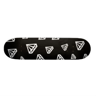 diamantvitskateboard skateboard bräda 20 cm