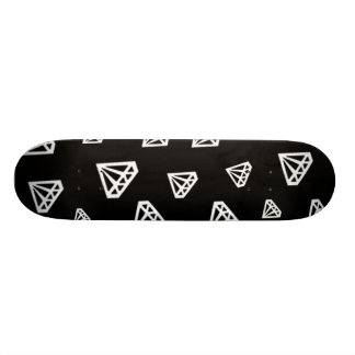 diamantvitskateboard skateboard bräda 20 cm