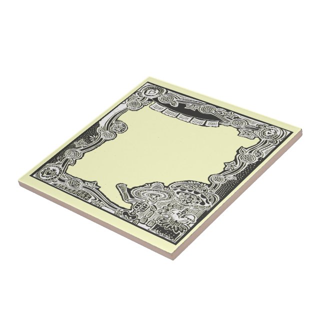 Diameter De Los Muertos Altare platta - Kakelplatta (Sidan)