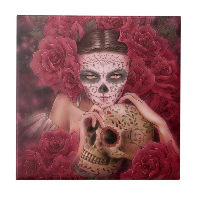 Diameter de los Muertos Belägga med tegel Kakelplatta (Framsidan)