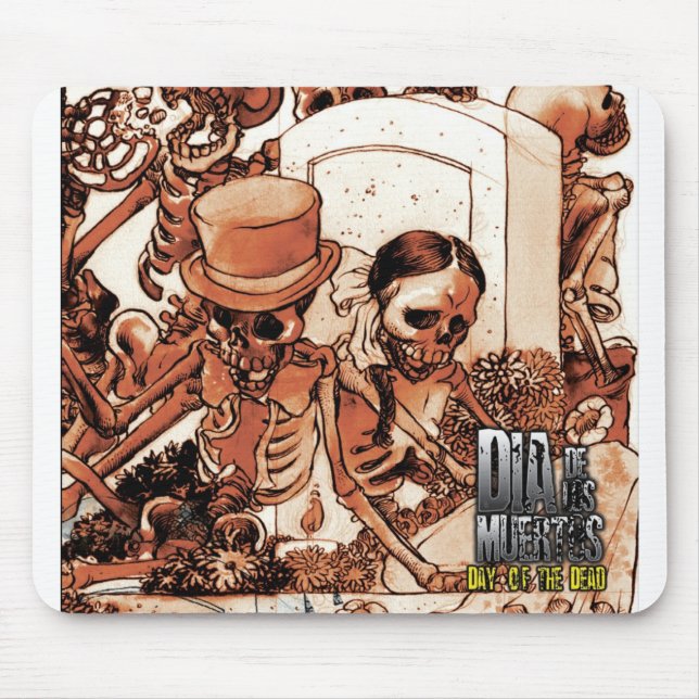Diameter De Los Muertos - day of the dead Mousepad Musmatta (Framsidan)
