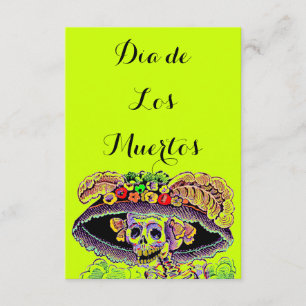 Diameter de Los Muertos day of the deadCatrina Inbjudningar