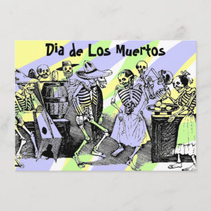 Diameter de Los Muertos day of the Inbjudningar