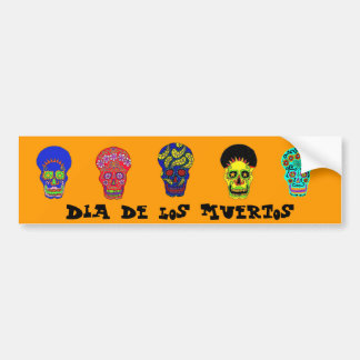 Diameter de los Muertos döskallar Bildekal