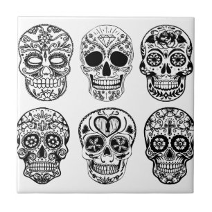 Diameter de los Muertos Döskallar (day of the Kakelplatta