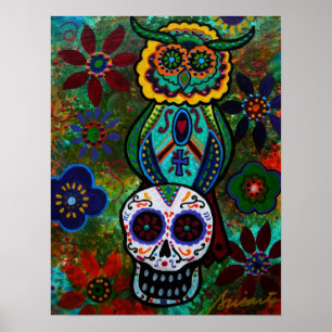 diameter de los muertos döskallaruggla poster