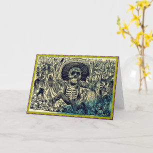 Diameter De Los Muertos hälsningkort Kort