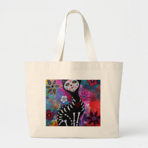 Diameter de los Muertos Jama katt vid Prisarts Jumbo Tygkasse