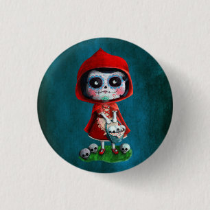 Diameter de los Muertos Lite röd ridninghuva Knapp