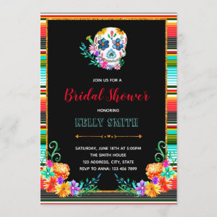 Diameter de los Muertos partyinbjudan Inbjudningar