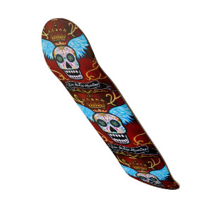 Diameter de los Muertos Påskynda Calaveras Mini Skateboard Bräda 18,5 Cm
