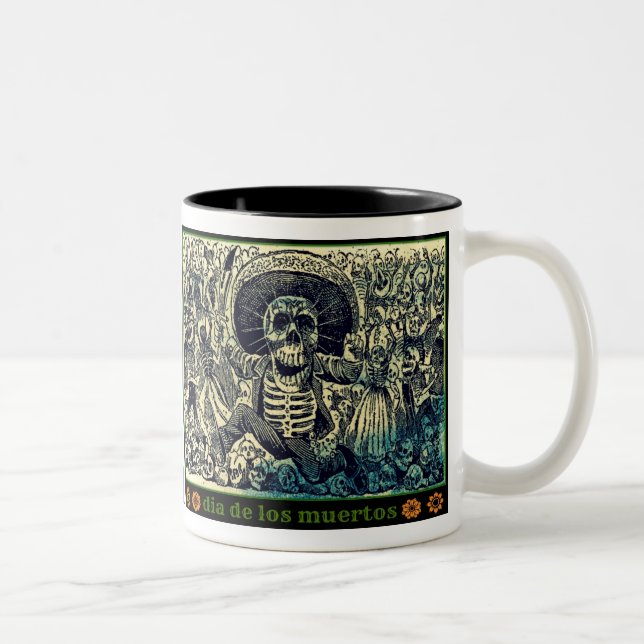 Diameter De Los Muertos Råna Två-Tonad Mugg (Höger)