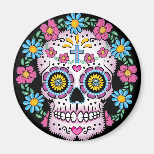 Diameter de los Muertos Skalle Magnet