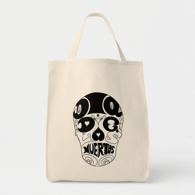 Diameter De Los Muertos Skalle toto Tygkasse (Framsidan)