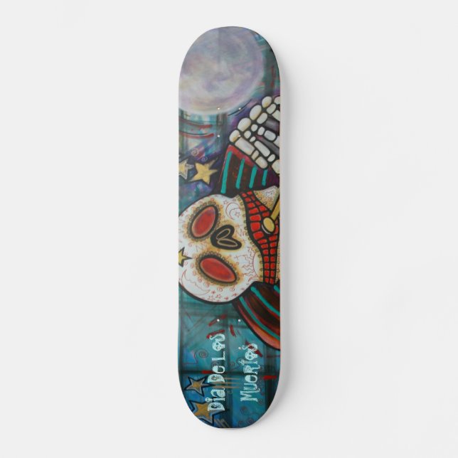 Diameter De Los Muertos Skateboard (Framsida)