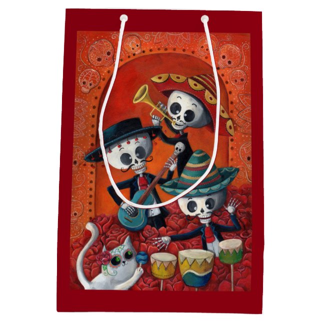 Diameter de Los Muertos Skelett MariachiTrio (Baksidan)